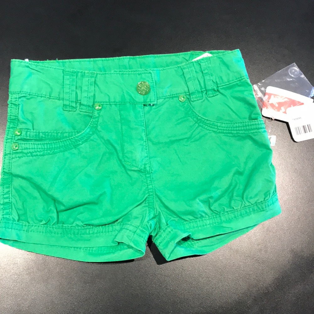 Girls Kanz Green Shorts